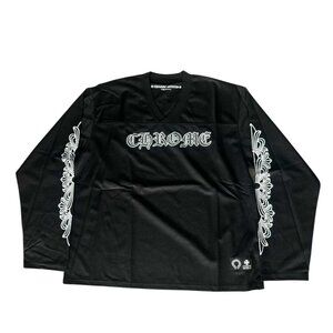 Chrome Hearts Black Mesh Long Sleeve Jersey